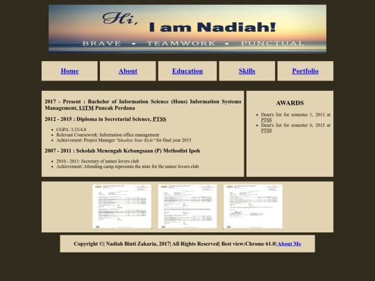 education screenshot