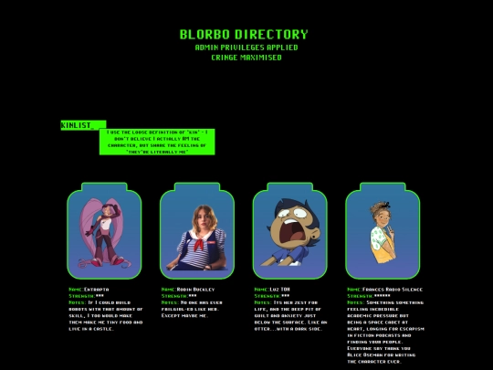 blorbos screenshot