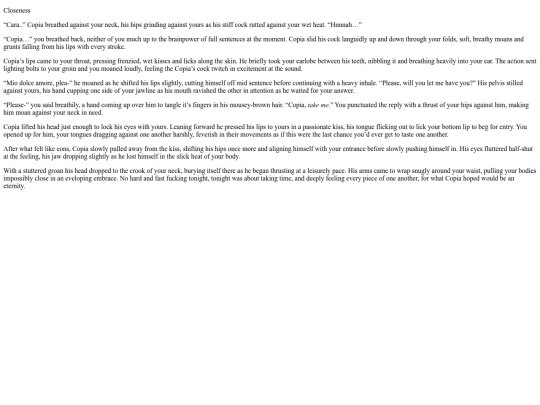 fic/closeness screenshot