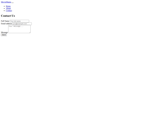 contact screenshot