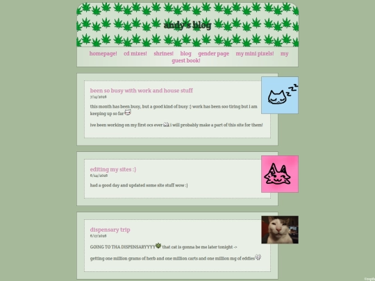 blog screenshot