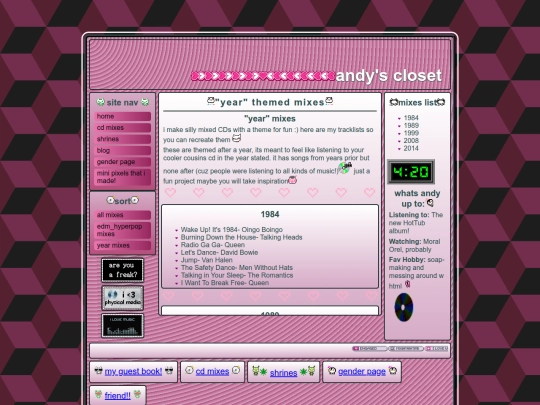 cdmixes-years screenshot
