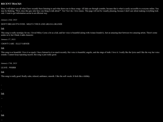 sidebar/tracks screenshot