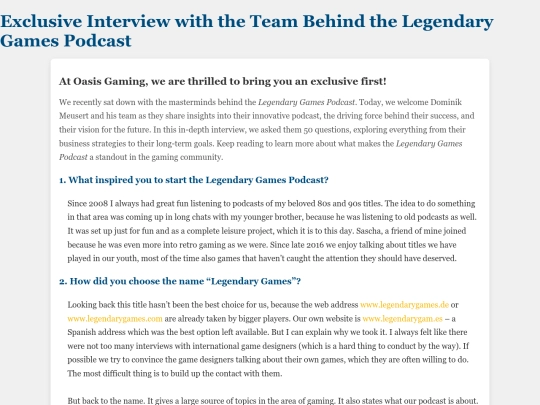 newsinterview screenshot