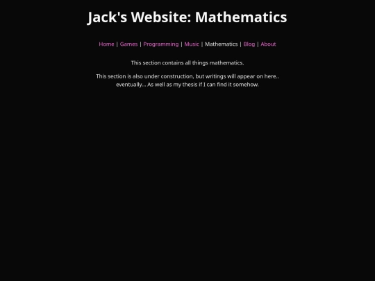 mathematics screenshot
