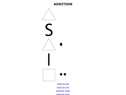 addition screenshot