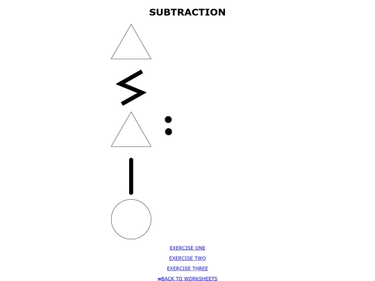 subtraction screenshot