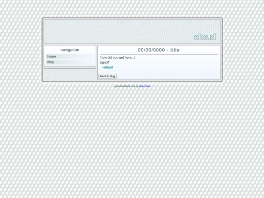 blog-template screenshot