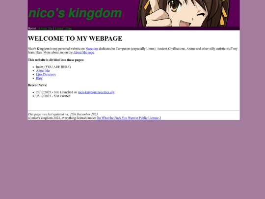 index screenshot
