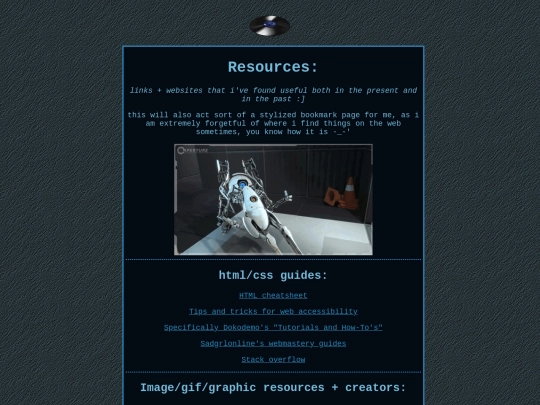 links screenshot