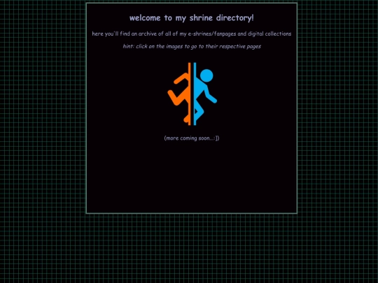 shrines/directory screenshot