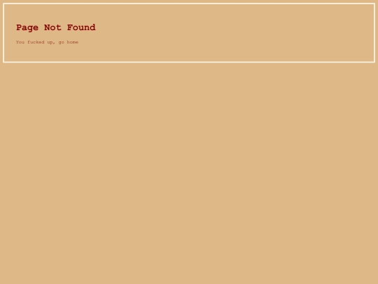 not_found screenshot