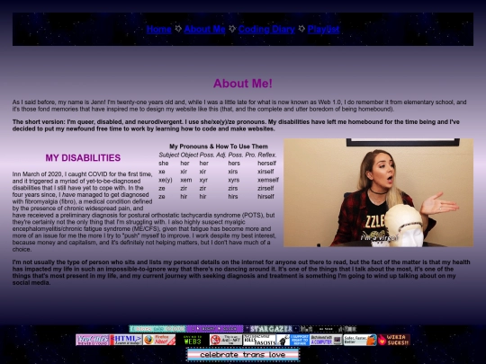 aboutme screenshot