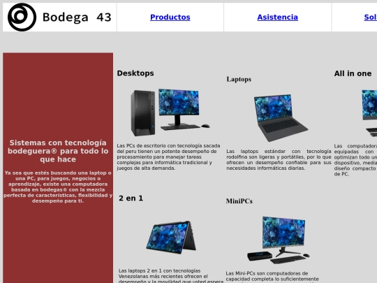 dreamweaber/Productos screenshot