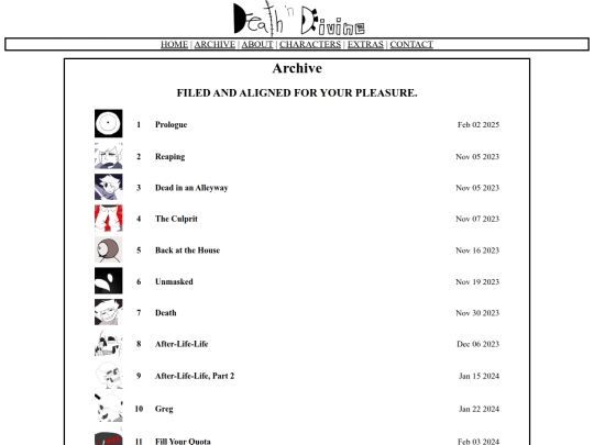 archive screenshot