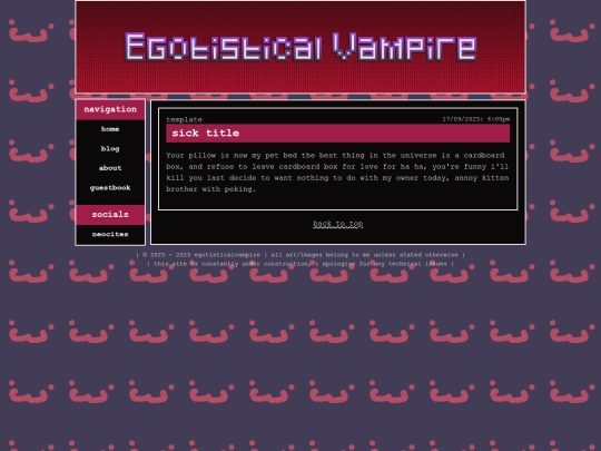 blog screenshot