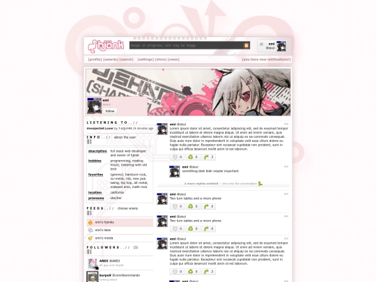 profile screenshot