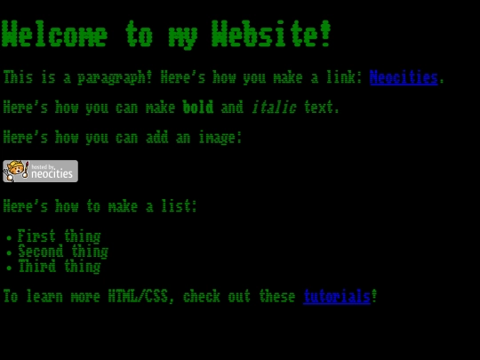 index screenshot