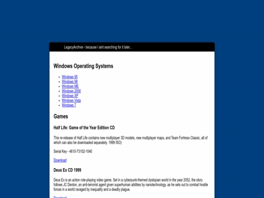 index screenshot
