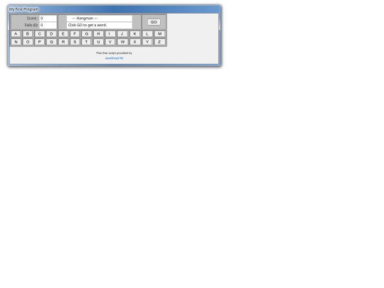 Hangmangahantest screenshot