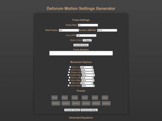 deforum_motion_generator-v21 screenshot