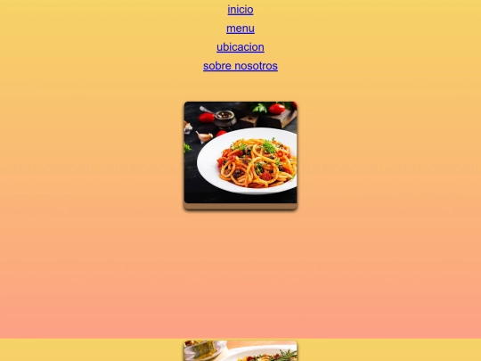 menu screenshot