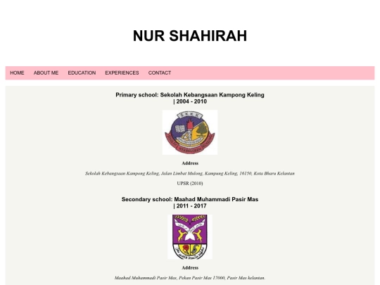 education screenshot