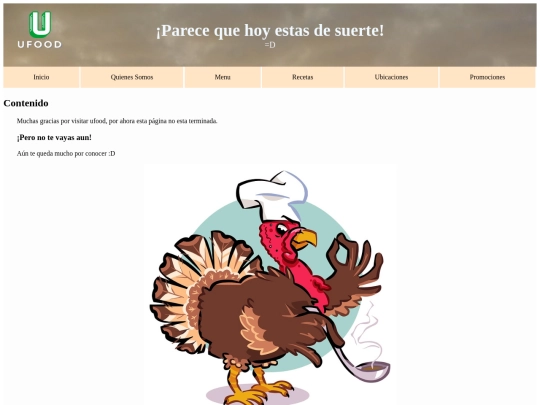 ufood2/html/promociones screenshot