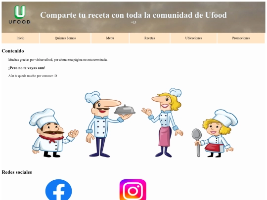 ufood2/html/recetas screenshot