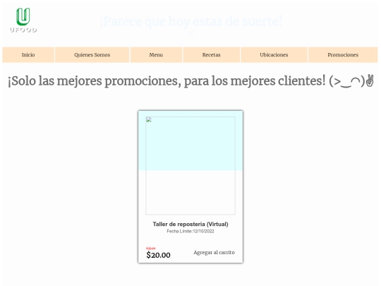 ufood3/html/promociones screenshot