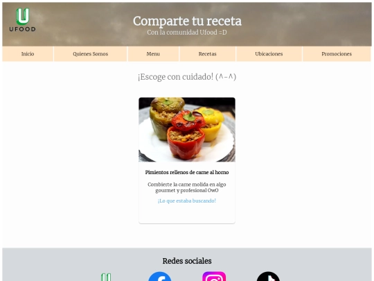 ufood3/html/recetas/carnes screenshot