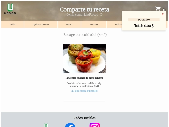 ufood4/html/recetas/carnes screenshot