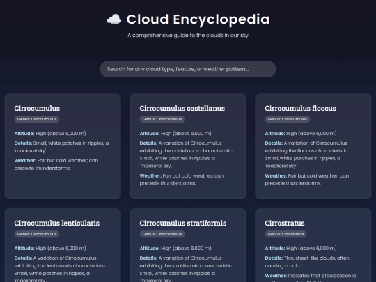 index screenshot