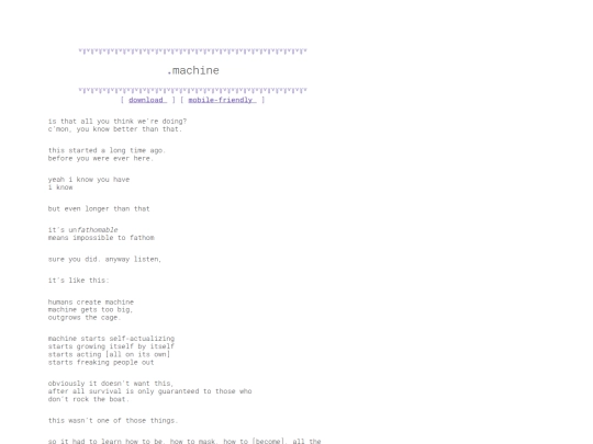 .lore/dotmachine screenshot