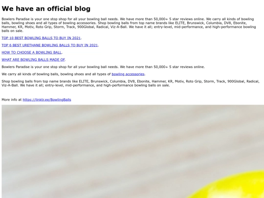 bowling-balls-blog screenshot
