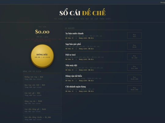 Tycoon screenshot