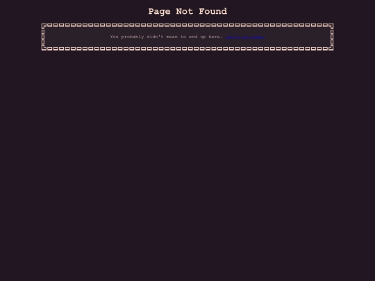 not_found screenshot