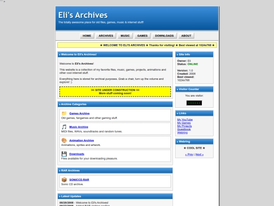 index screenshot
