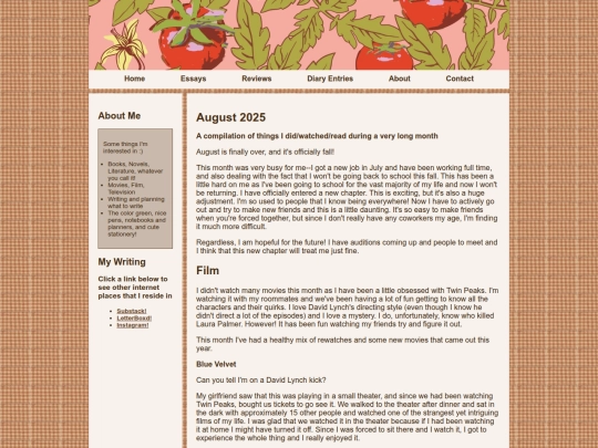 DiaryEntry.August screenshot