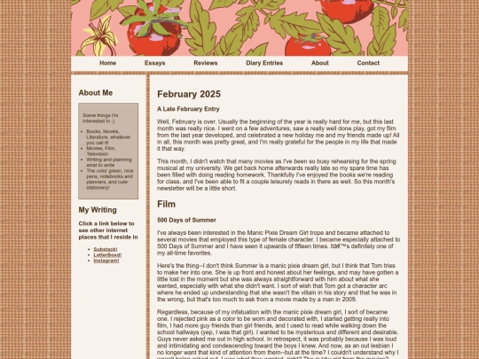DiaryEntry.February screenshot