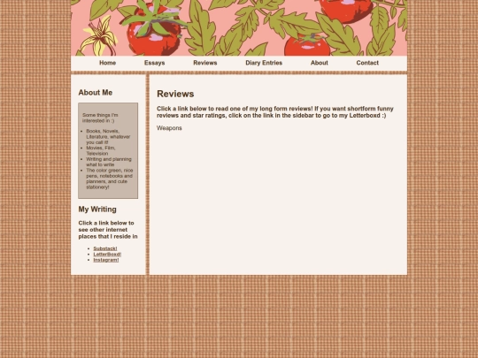 Reviews screenshot