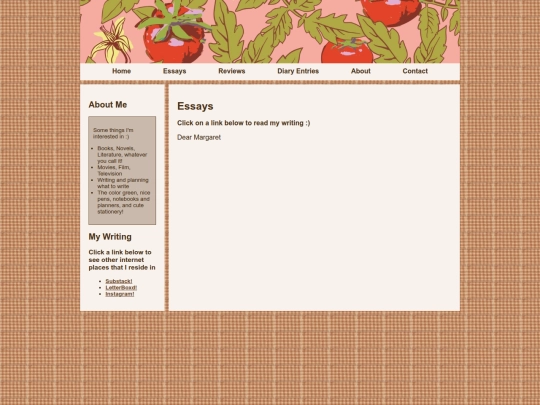 essays screenshot