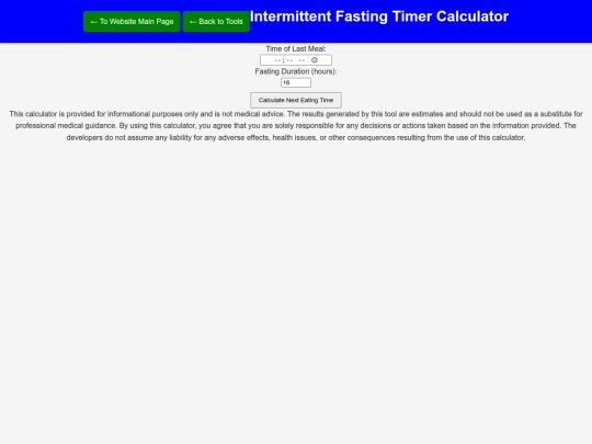 fasting screenshot