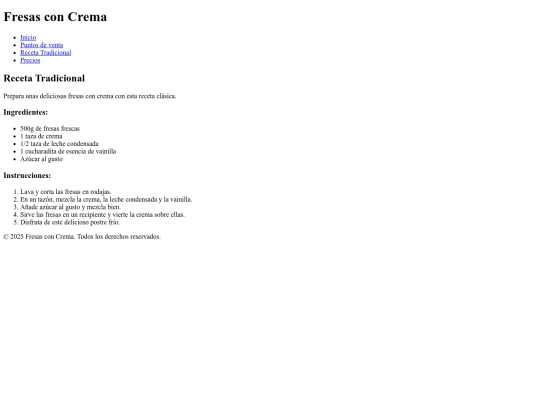 receta screenshot