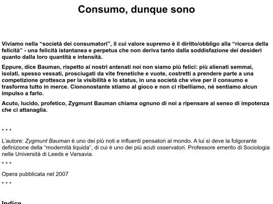 A/2007/CDS/consumo-dunque-sono screenshot