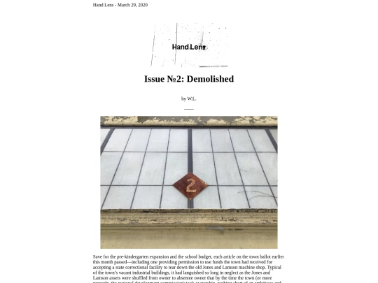 vol1/issue2 screenshot