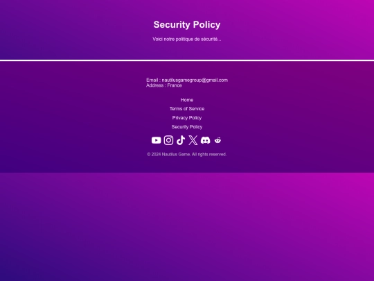 security-policy screenshot