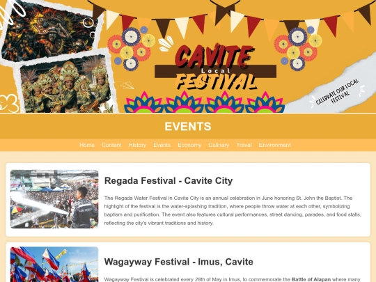 cavite province/events screenshot