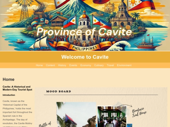 cavite province/website screenshot