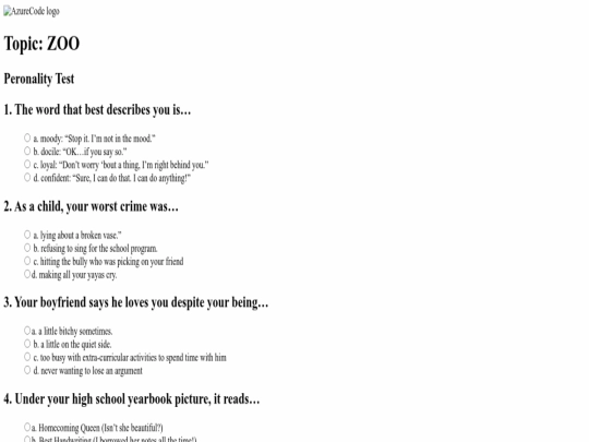 index screenshot